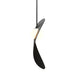 Accord Lighting - One Light Pendant - Oyster - Charcoal- Union Lighting Luminaires Decor
