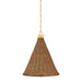 Hudson Valley Canada - One Light Pendant - Kensington - Aged Brass- Union Lighting Luminaires Decor
