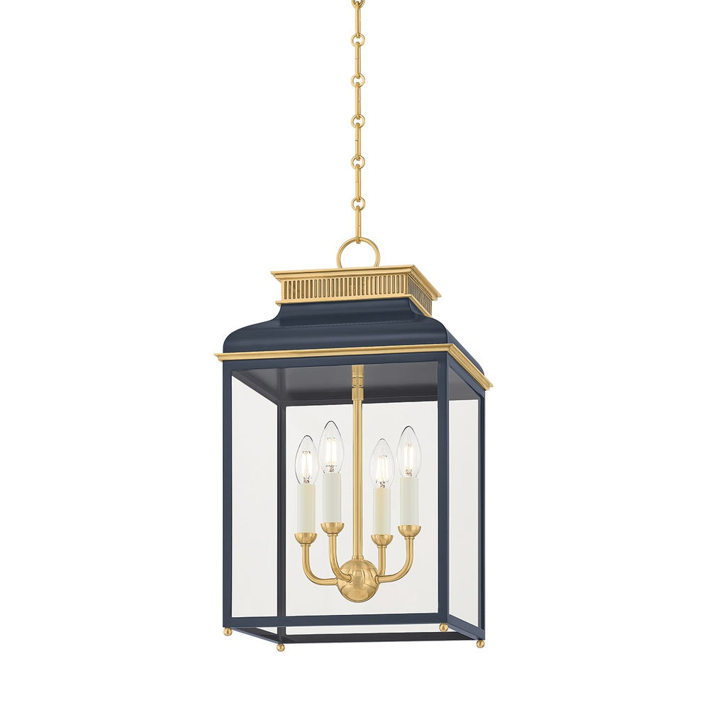 Hudson Valley Canada - Four Light Lantern - Houghton - Aged Brass/Distressed Bronze- Union Lighting Luminaires Decor