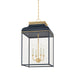 Hudson Valley Canada - Four Light Lantern - Houghton - Aged Brass/Distressed Bronze- Union Lighting Luminaires Decor