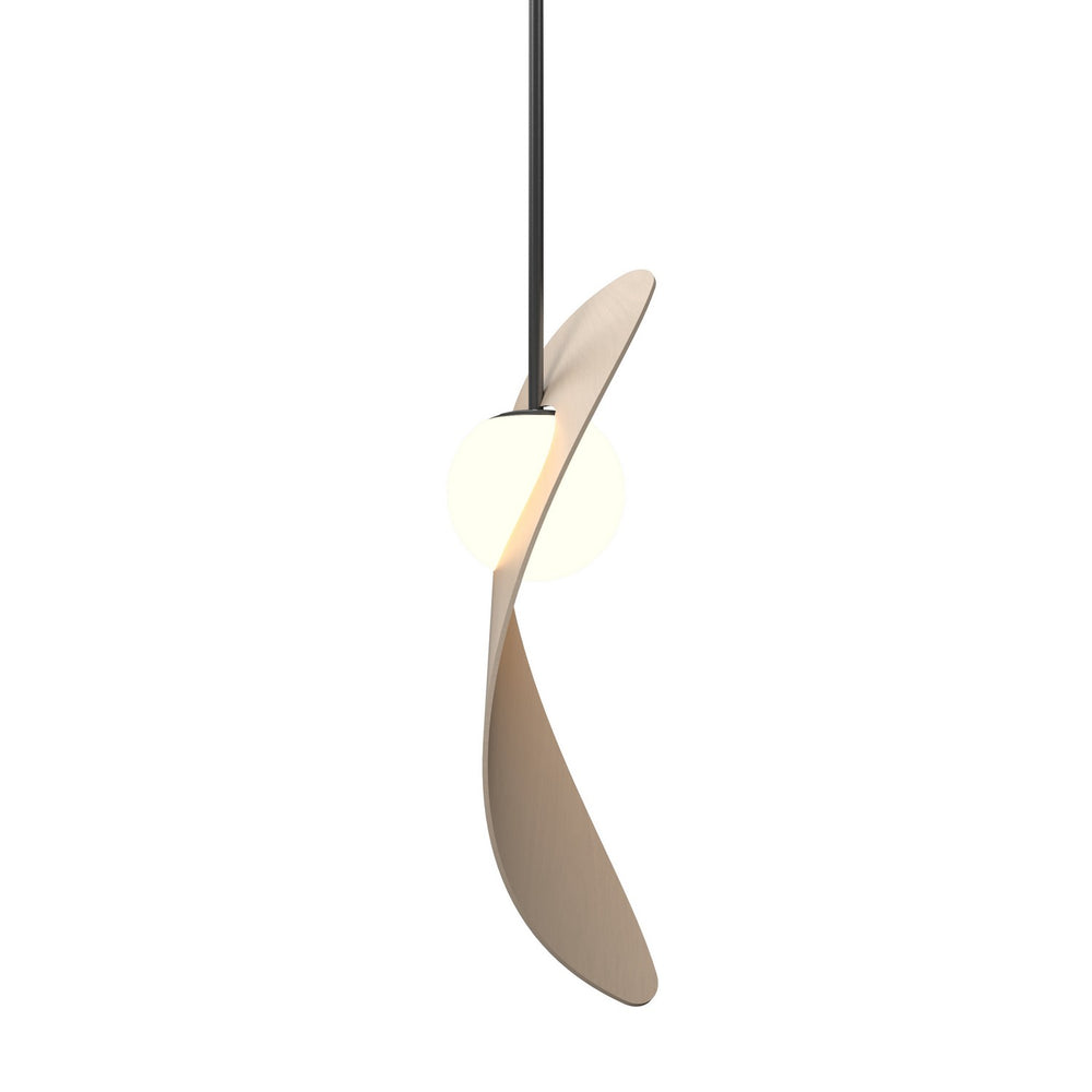 Accord Lighting - One Light Pendant - Oyster - Organic Cappuccino- Union Lighting Luminaires Decor