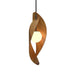 Accord Lighting - One Light Pendant - Oyster - Teak- Union Lighting Luminaires Decor
