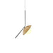 Accord Lighting - One Light Pendant - Oyster - Louro Freijo- Union Lighting Luminaires Decor