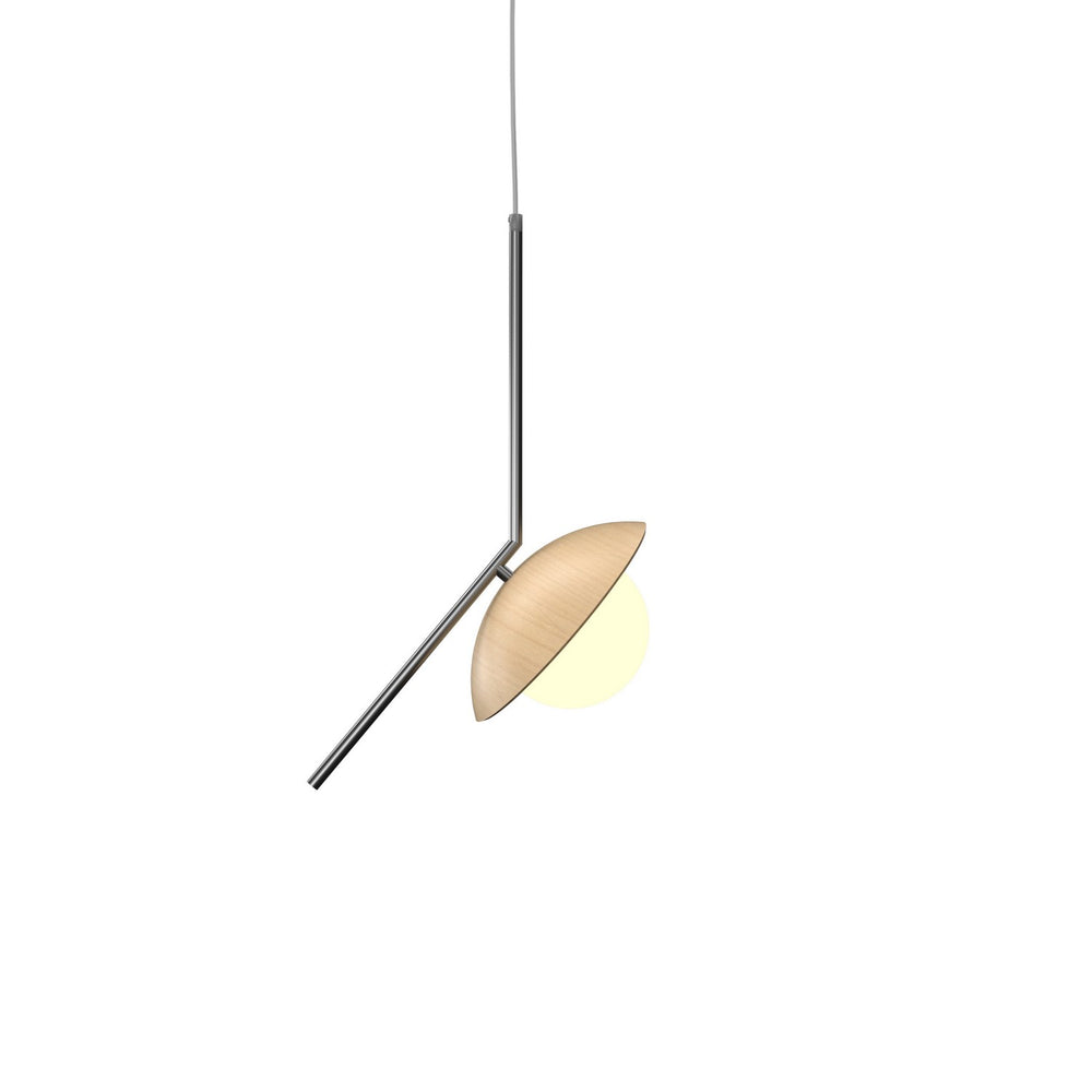 Accord Lighting - One Light Pendant - Oyster - Maple- Union Lighting Luminaires Decor