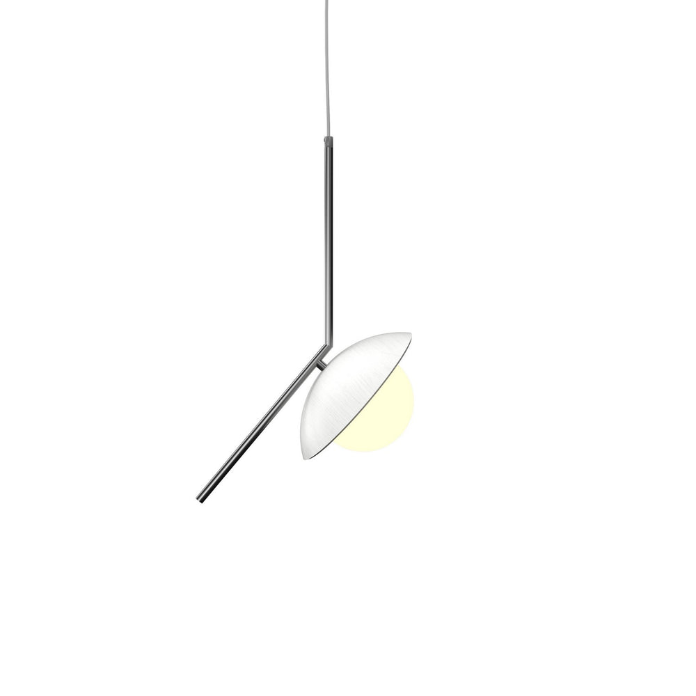 Accord Lighting - One Light Pendant - Oyster - Organic White- Union Lighting Luminaires Decor