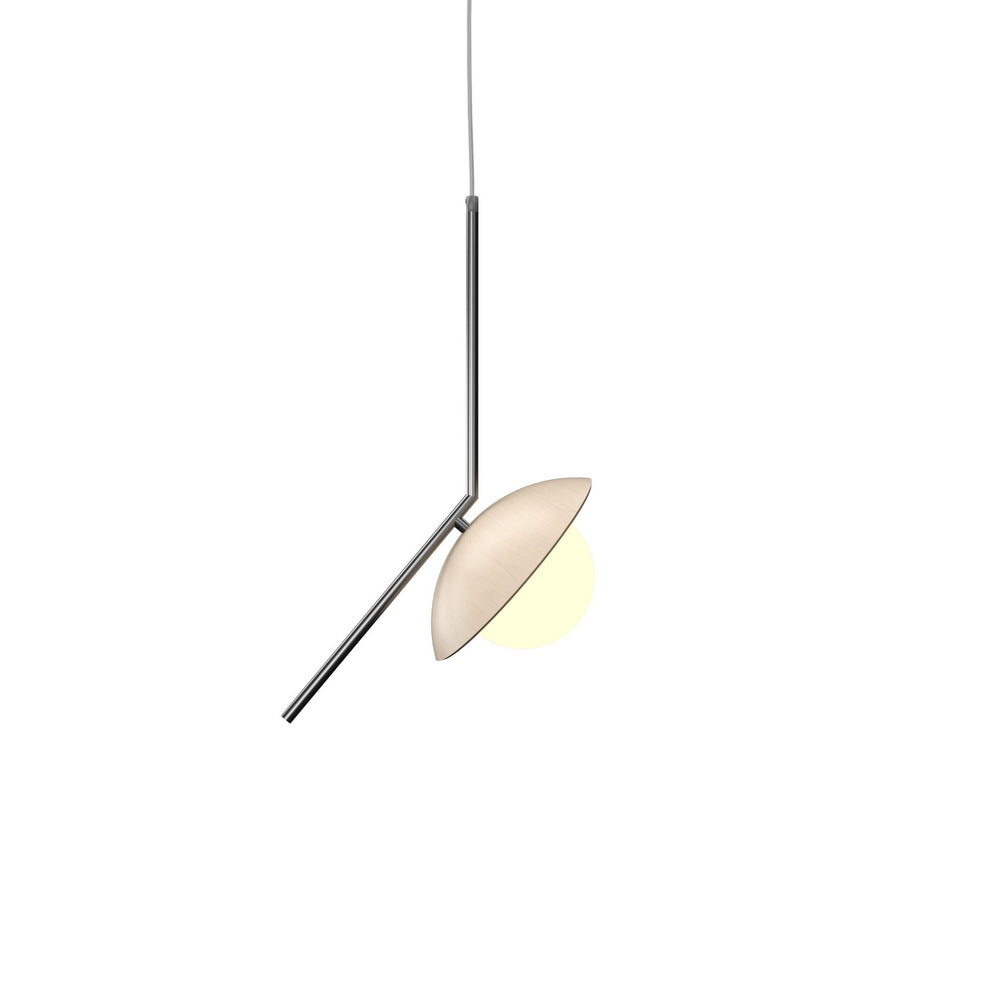 Accord Lighting - One Light Pendant - Oyster - Organic Cappuccino- Union Lighting Luminaires Decor