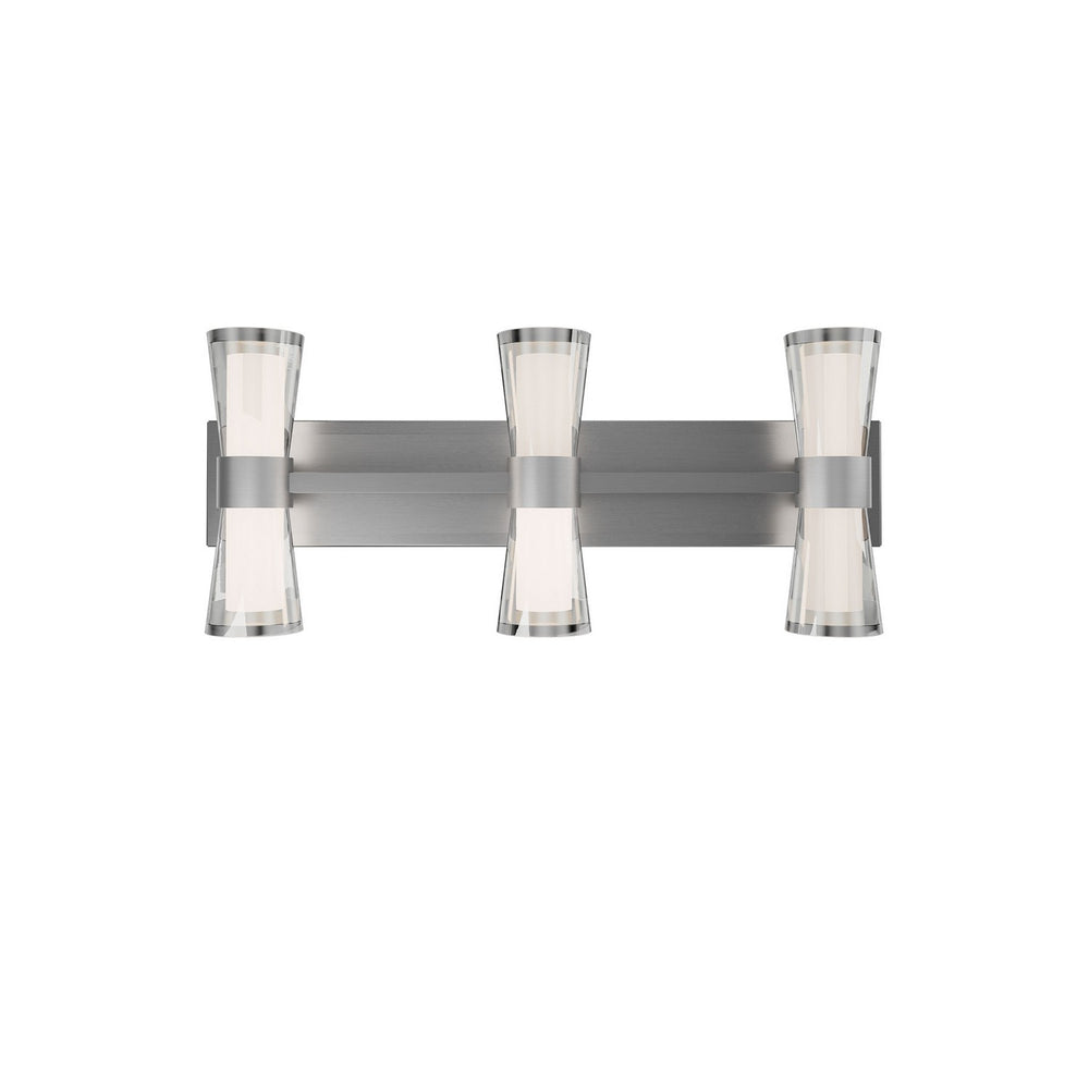 W.A.C. Canada - LED Wall Sconce - Hourglass - Brushed Nickel- Union Lighting Luminaires Decor