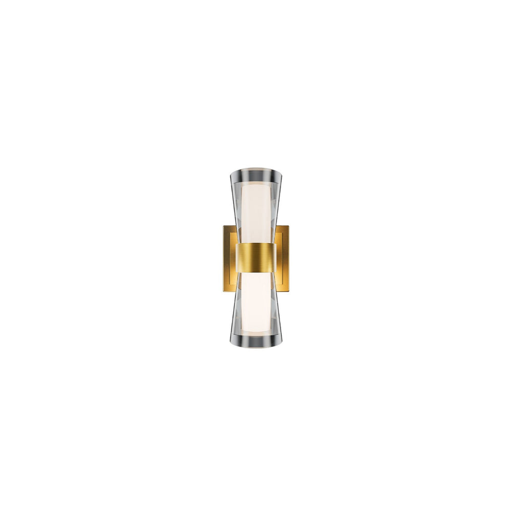 W.A.C. Canada - LED Wall Sconce - Hourglass - Aged Brass- Union Lighting Luminaires Decor