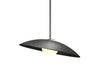 Accord Lighting - One Light Pendant - Oyster - Charcoal- Union Lighting Luminaires Decor