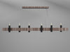 Accord Lighting - Six Light Pendant - Flow - American Walnut- Union Lighting Luminaires Decor