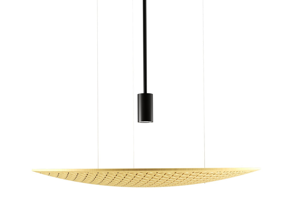 Accord Lighting - One Light Pendant - Harmony - Organic Gold- Union Lighting Luminaires Decor
