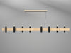 Accord Lighting - Eight Light Pendant - Flow - Maple- Union Lighting Luminaires Decor
