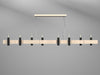Accord Lighting - Eight Light Pendant - Flow - Organic Cappuccino- Union Lighting Luminaires Decor