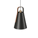 Accord Lighting - One Light Pendant - Strap - Charcoal- Union Lighting Luminaires Decor