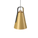 Accord Lighting - One Light Pendant - Strap - Organic Gold- Union Lighting Luminaires Decor