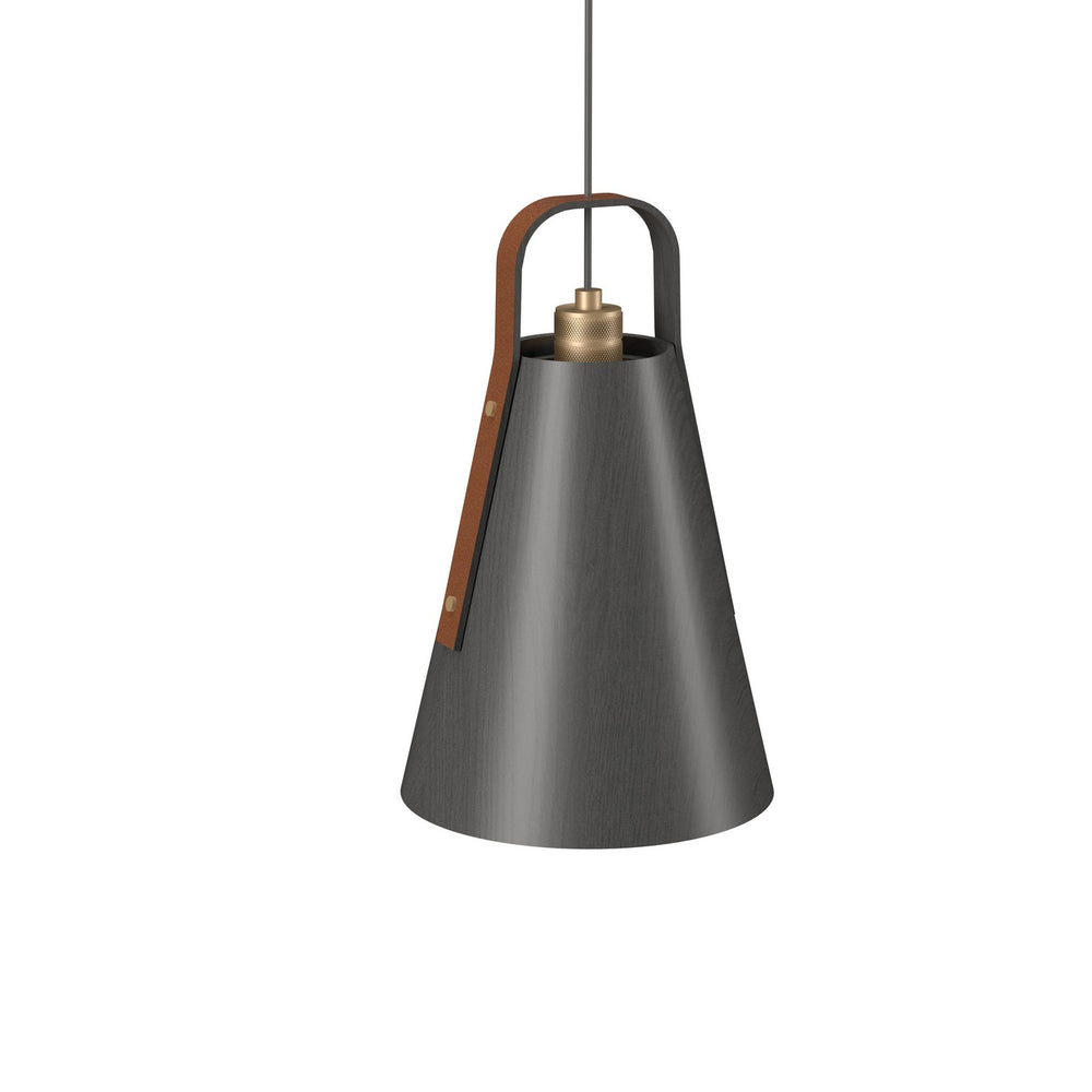 Accord Lighting - One Light Pendant - Strap - Organic Grey- Union Lighting Luminaires Decor