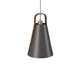 Accord Lighting - One Light Pendant - Strap - Organic Grey- Union Lighting Luminaires Decor