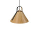 Accord Lighting - One Light Pendant - Strap - Louro Freijo- Union Lighting Luminaires Decor
