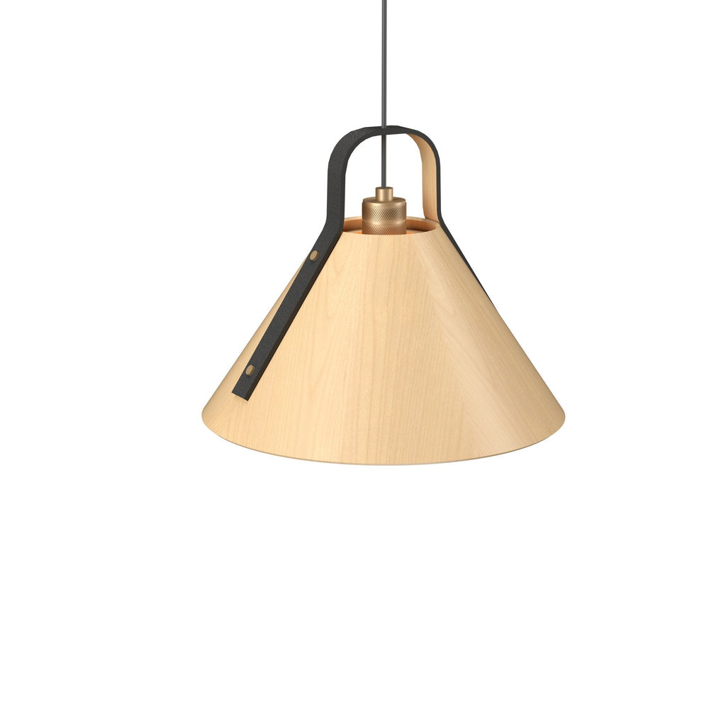 Accord Lighting - One Light Pendant - Strap - Maple- Union Lighting Luminaires Decor