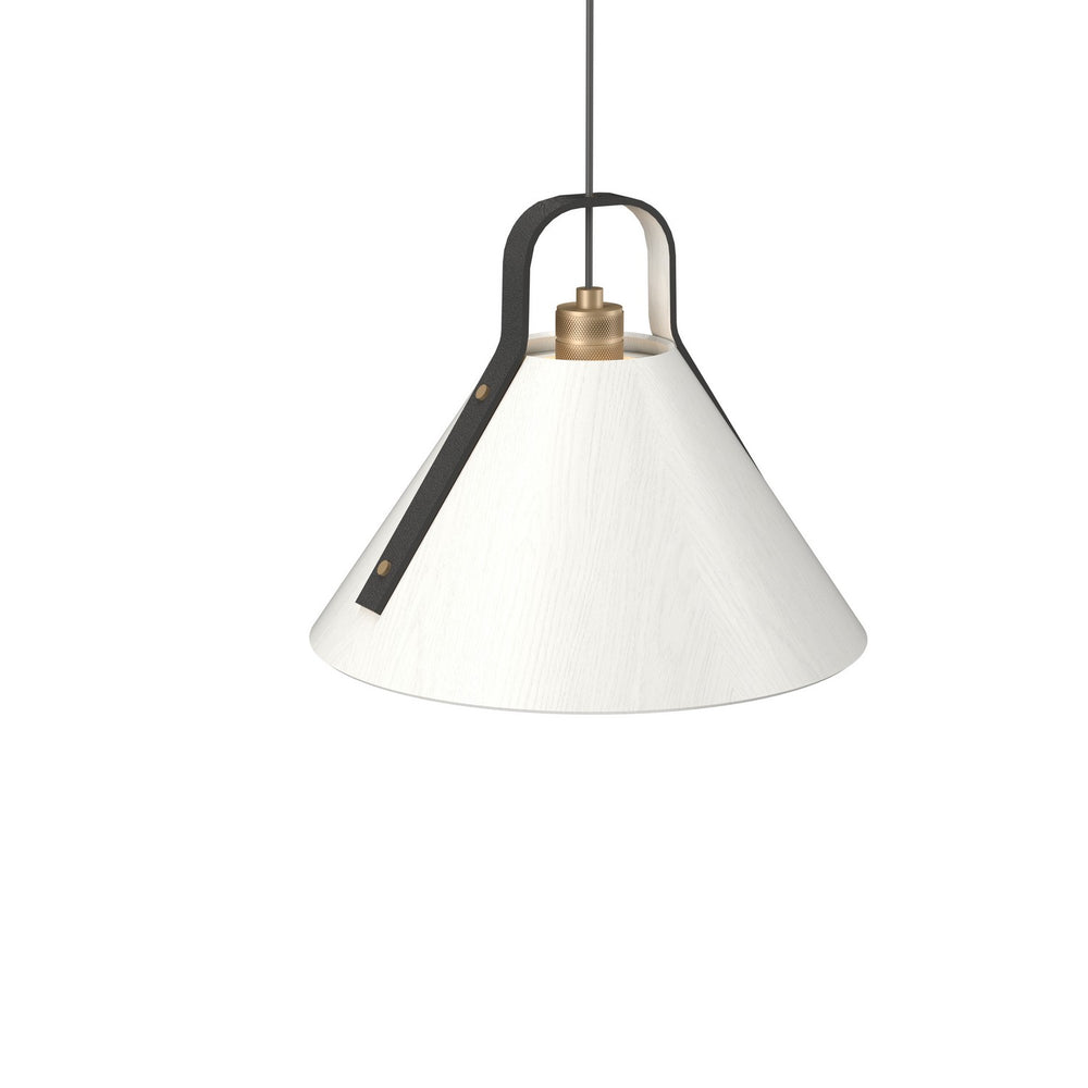 Accord Lighting - One Light Pendant - Strap - Organic White- Union Lighting Luminaires Decor