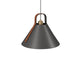 Accord Lighting - One Light Pendant - Strap - Organic Grey- Union Lighting Luminaires Decor