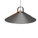 Accord Lighting - One Light Pendant - Strap - Organic Grey- Union Lighting Luminaires Decor