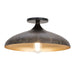 Maxim - One Light Flush Mount - Fleur - Black / Gold- Union Lighting Luminaires Decor