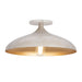 Maxim - One Light Flush Mount - Fleur - White/Gold- Union Lighting Luminaires Decor