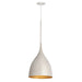 Maxim - One Light Pendant - Fleur - White/Gold- Union Lighting Luminaires Decor
