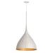 Maxim - One Light Pendant - Fleur - White/Gold- Union Lighting Luminaires Decor