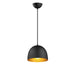 Maxim - One Light Pendant - Tova - Black / Gold- Union Lighting Luminaires Decor