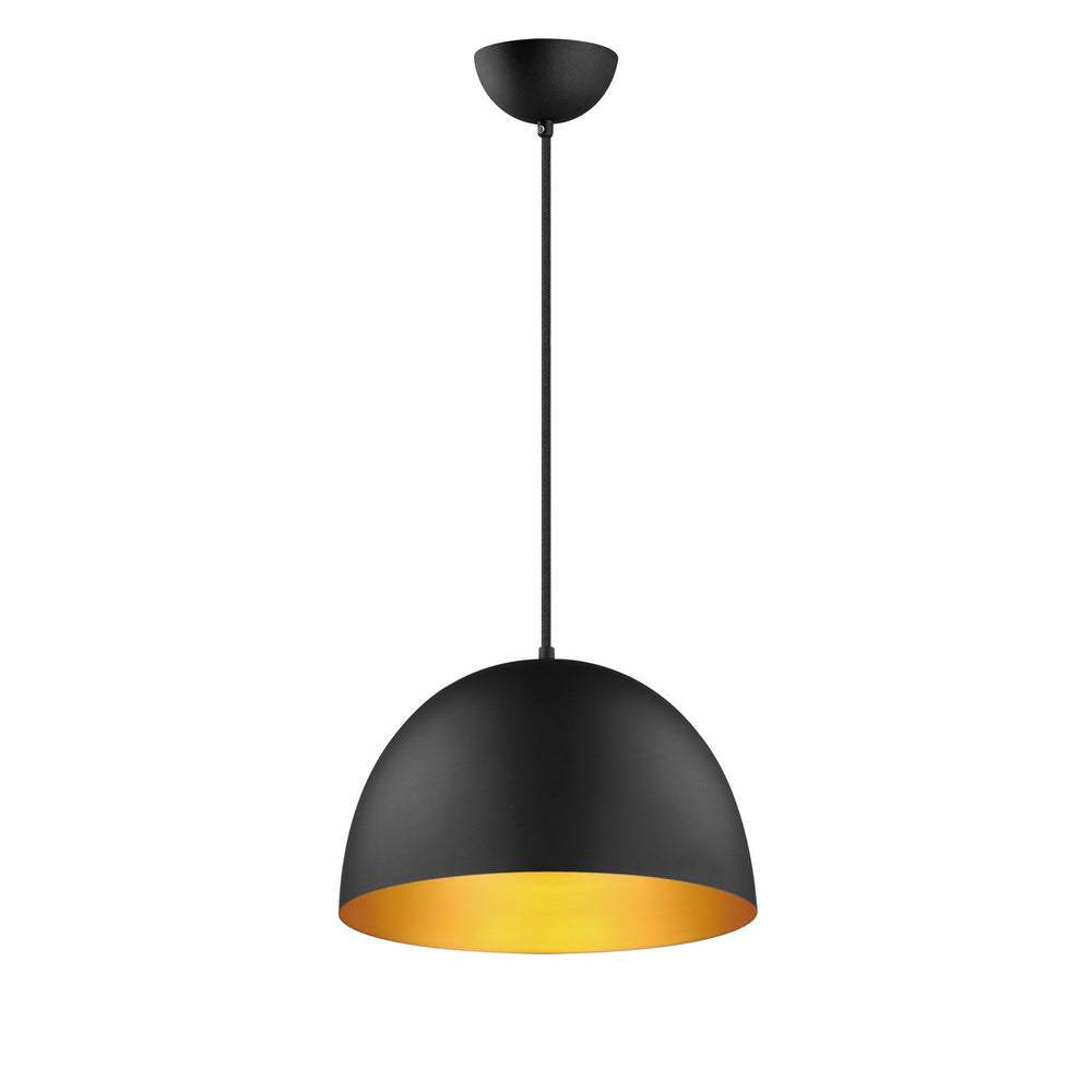 Maxim - One Light Pendant - Tova - Black / Gold- Union Lighting Luminaires Decor