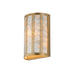 Maxim - One Light Wall Sconce - Miramar - Capiz / Natural Aged Brass- Union Lighting Luminaires Decor