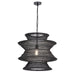 Maxim - One Light Pendant - Krabi - Black- Union Lighting Luminaires Decor