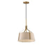Maxim - One Light Pendant - Bandera - Natural Aged Brass- Union Lighting Luminaires Decor