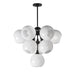 Maxim - Ten Light Pendant - Neve - Black- Union Lighting Luminaires Decor