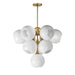Maxim - Ten Light Pendant - Neve - Natural Aged Brass- Union Lighting Luminaires Decor
