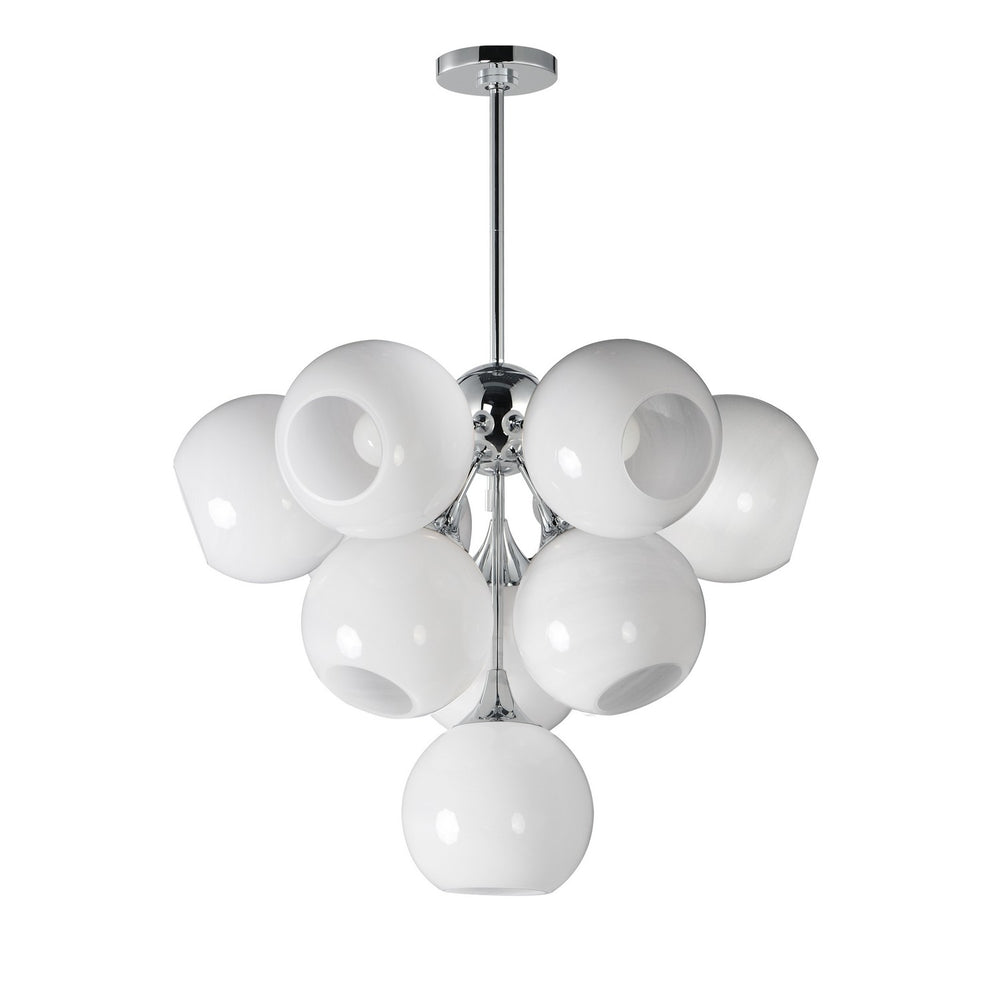 Maxim - Ten Light Pendant - Neve - Polished Chrome- Union Lighting Luminaires Decor