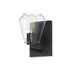 Maxim - One Light Wall Sconce - Geode - Black- Union Lighting Luminaires Decor