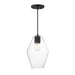 Maxim - One Light Mini Pendant - Geode - Black- Union Lighting Luminaires Decor