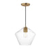 Maxim - One Light Pendant - Geode - Natural Aged Brass- Union Lighting Luminaires Decor