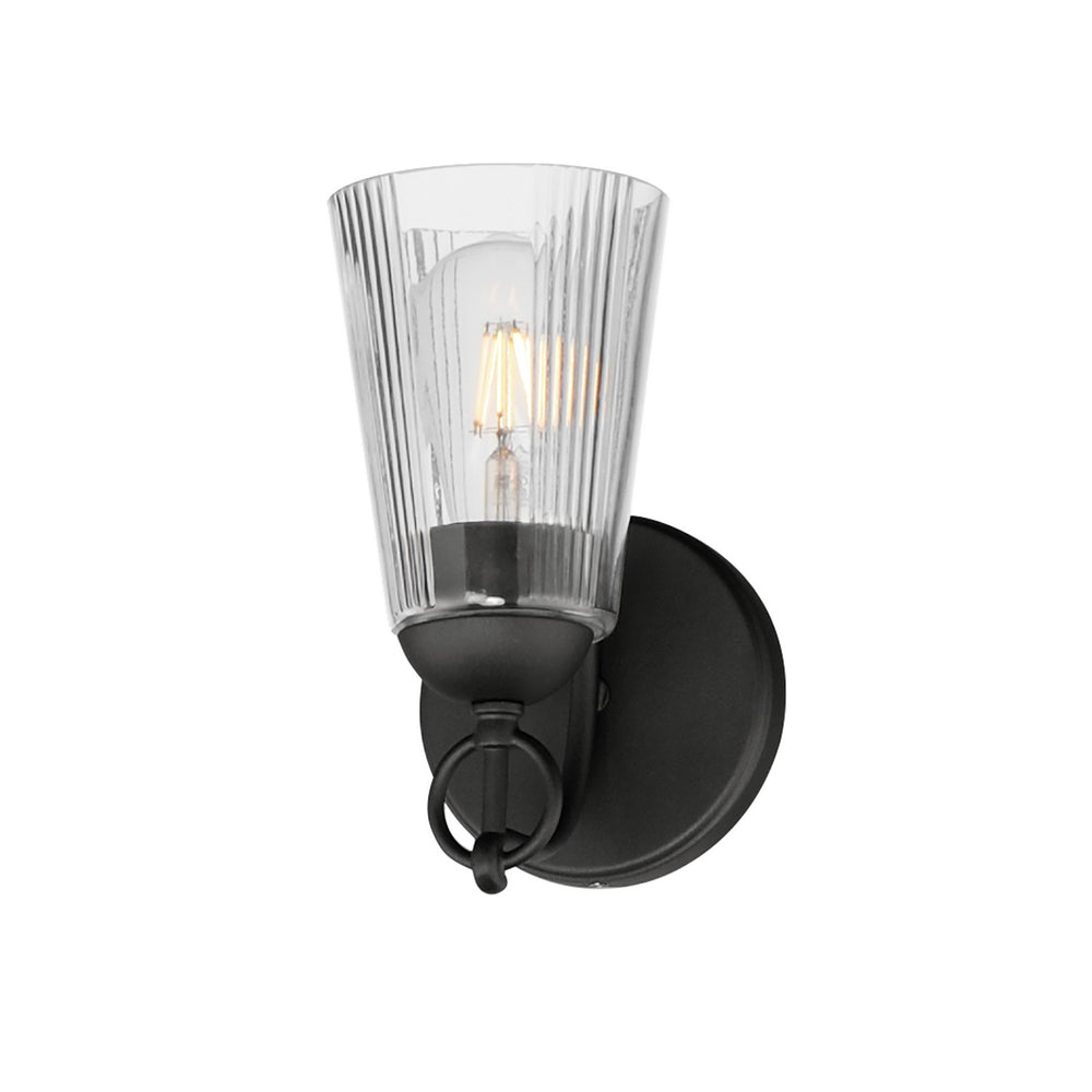 Maxim - One Light Wall Sconce - Jackson Hole - Black- Union Lighting Luminaires Decor