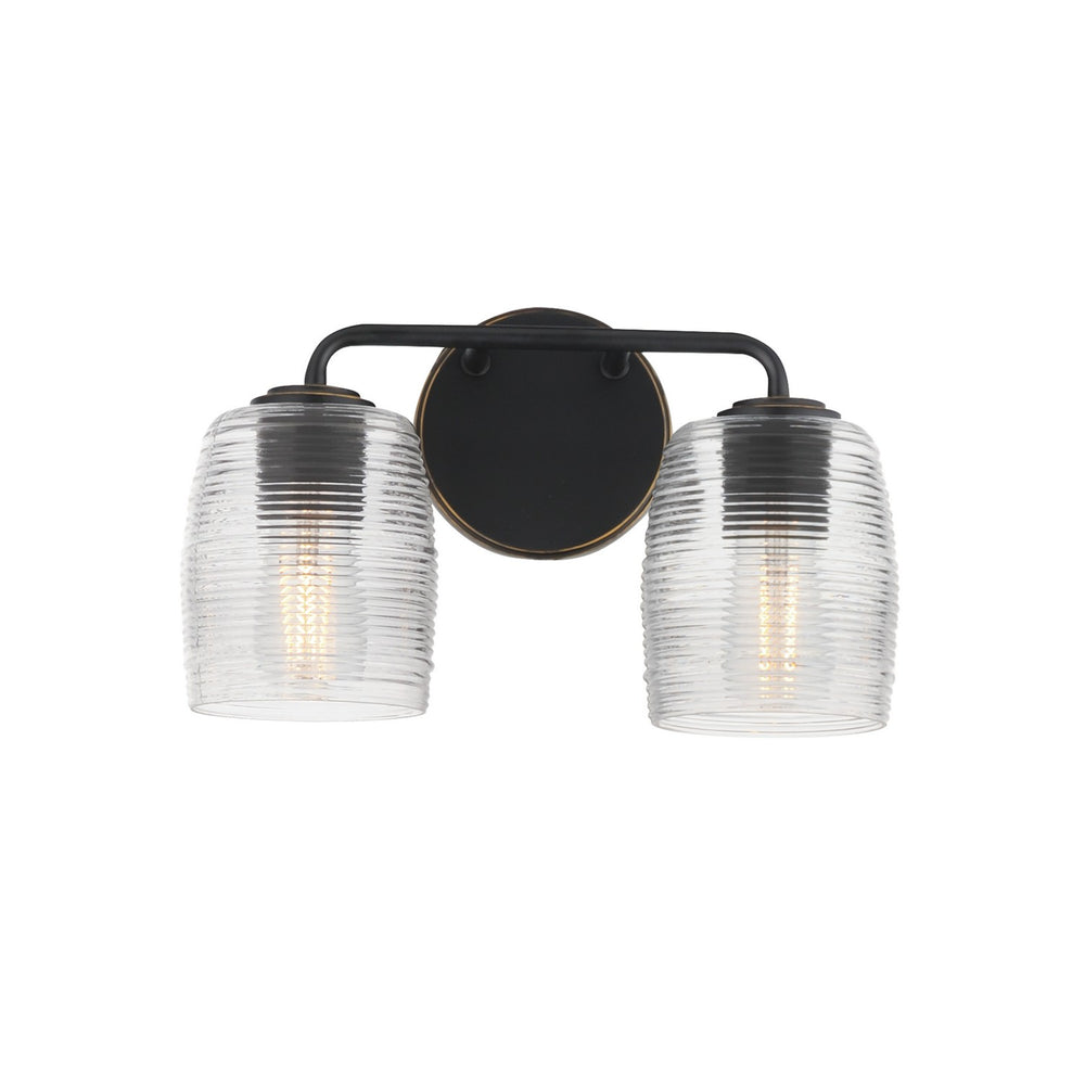 Maxim - Two Light Wall Sconce - Honey - Kentucky Bronze- Union Lighting Luminaires Decor