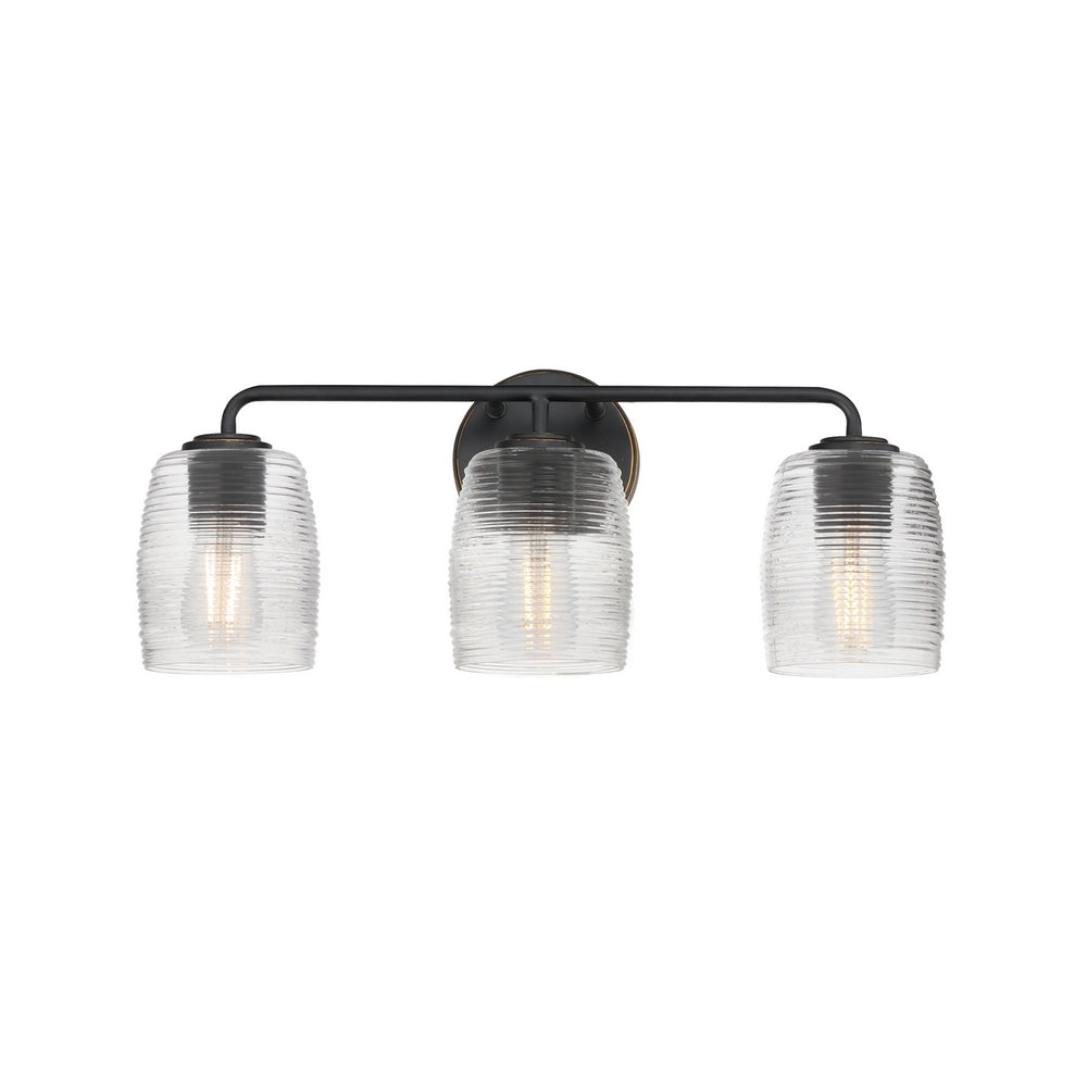 Maxim - Three Light Bath Vanity - Honey - Kentucky Bronze- Union Lighting Luminaires Decor