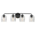 Maxim - Four Light Bath Vanity - Honey - Kentucky Bronze- Union Lighting Luminaires Decor