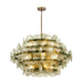 Maxim - 12 Light Chandelier - Loren - Weathered Brass- Union Lighting Luminaires Decor