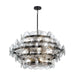 Maxim - 12 Light Chandelier - Loren - Gunmetal- Union Lighting Luminaires Decor