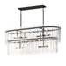 Maxim - Eight Light Linear Pendant - Warren - Dark Bronze- Union Lighting Luminaires Decor