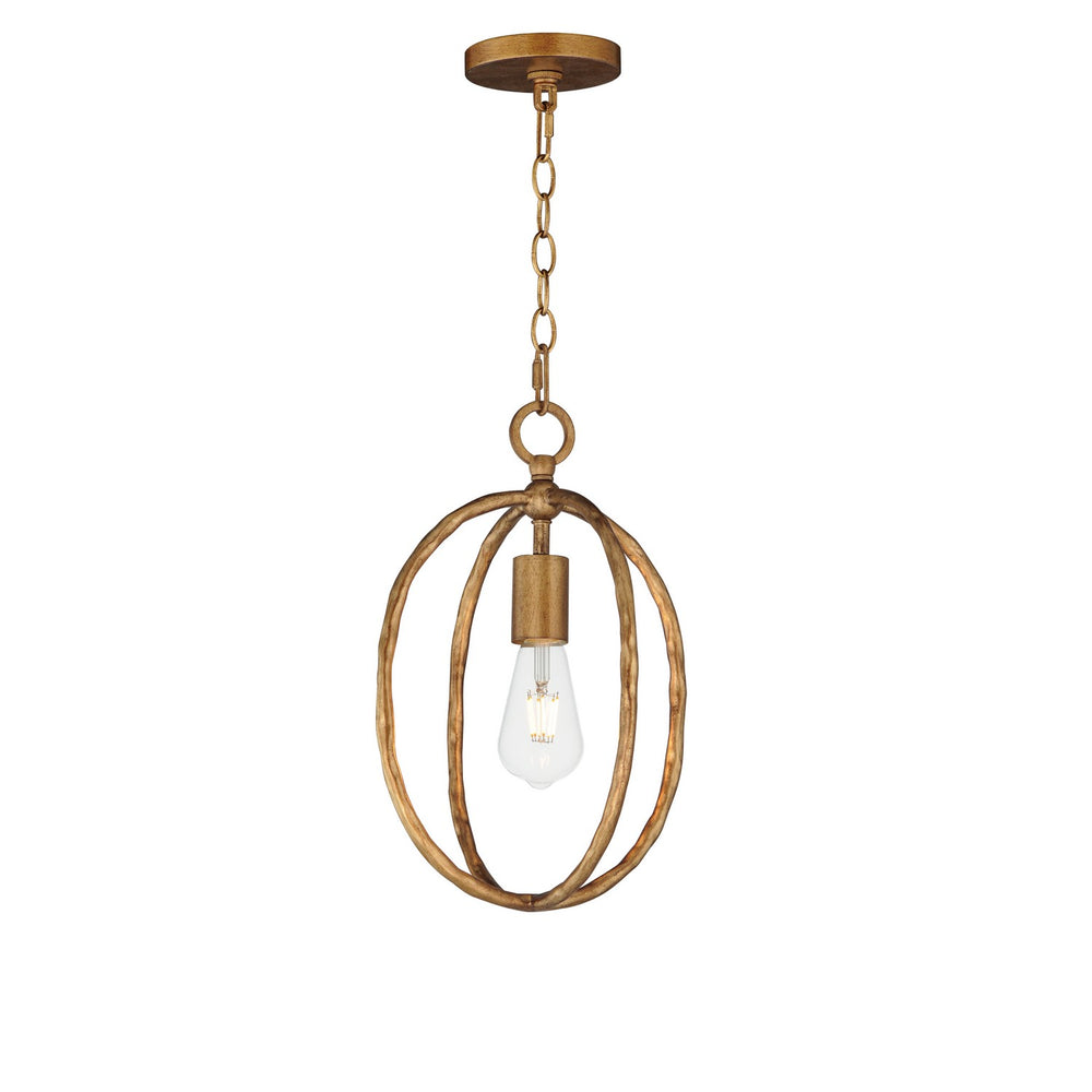 Maxim - One Light Mini Pendant - Martel - Etruscan Gold- Union Lighting Luminaires Decor