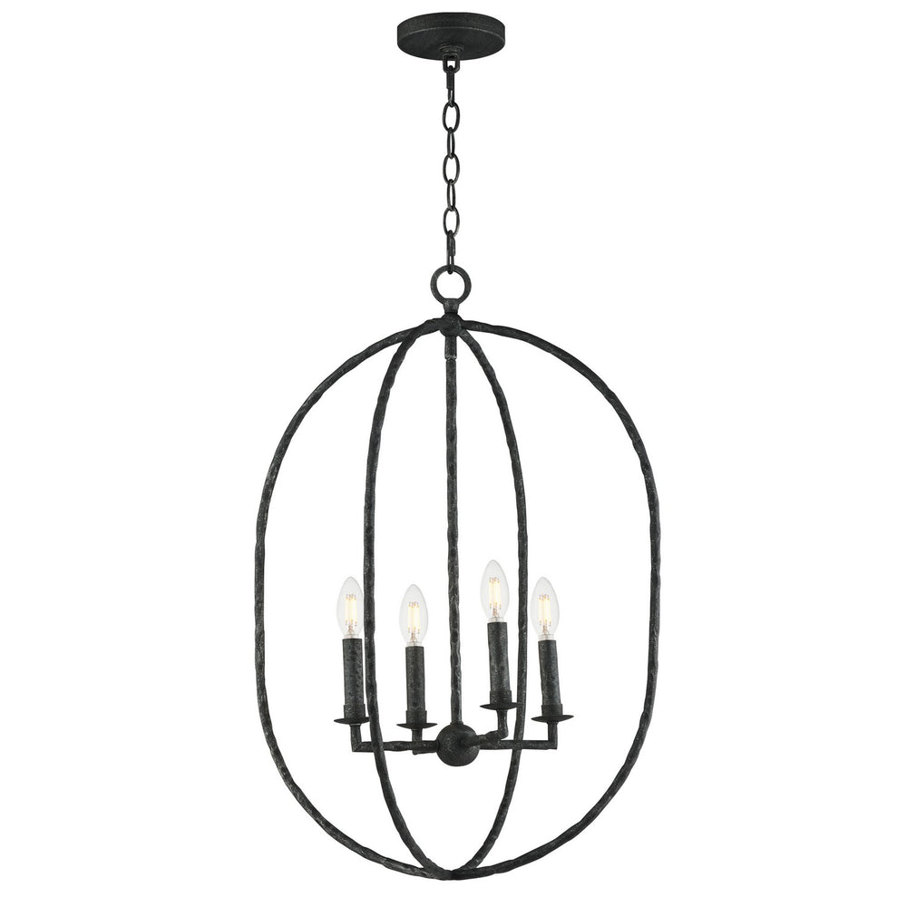 Maxim - Four Light Pendant - Martel - Blacksmith- Union Lighting Luminaires Decor